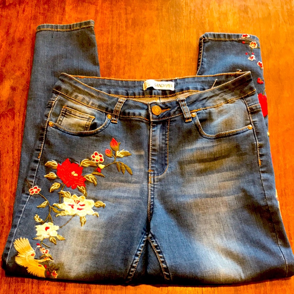 Sandpiper skinny jeans size 10